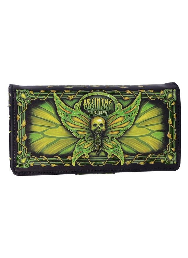 Nemesis Now - Absinthe La Fee Verte Green Fairy Embossed Purse 18.5Cm - Image 1