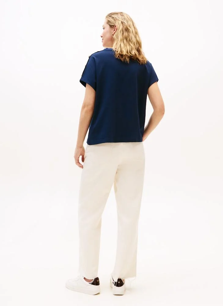 TOMMY HILFIGER Striped Crew Neck T-Shirt