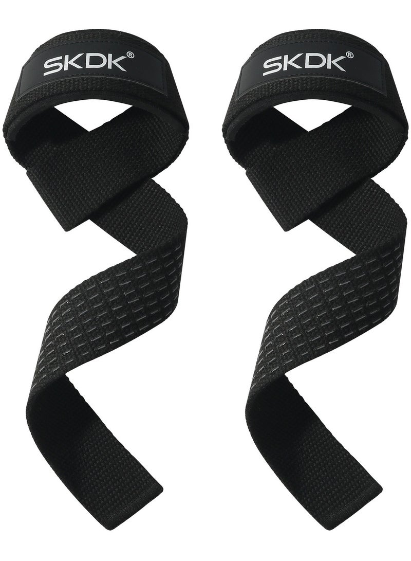 إس كي دي كي أحزمة رفع سيليكون غير قابلة للانزلاق ، أحزمة للصالة الرياضية ، رفع الأثقال ، أساور المعصم أحزمة رياضية للألعاب الرياضية للنساء والرجال ورفع الأثقال وكمال الأجسام وتدريب القوة - Image 2