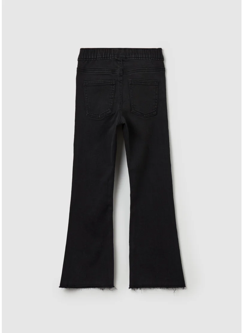 Ovs Flare-fit jeggings with diamantÃ©s