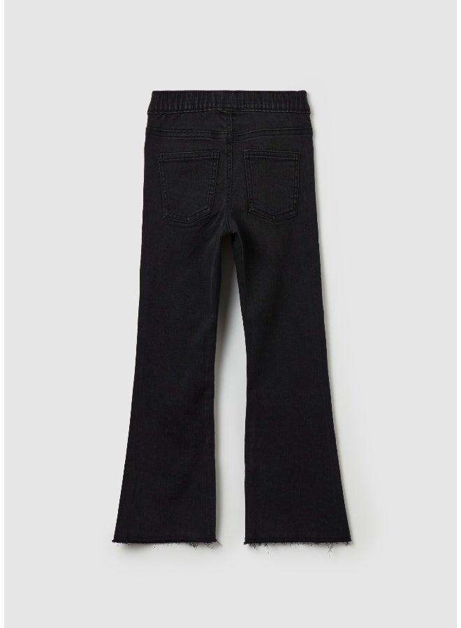 او في اس جينز ضيق بقصة واسعة مزين بالكريستال - Image 2