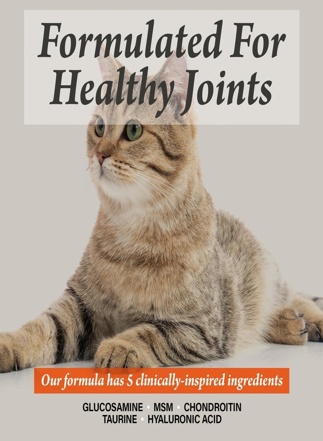Furrow FUR/ROW Cat Hip & Joint Glucosamine Supplement, Chicken Gravy Flavor – Liquid Glucosamine with MSM, Chondroitin, Taurine & Hyaluronic Acid – Supports Mobility & Joint Comfort in Cats - Image 3