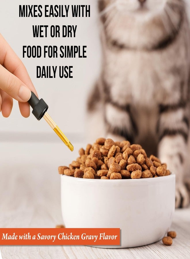 Furrow FUR/ROW Cat Hip & Joint Glucosamine Supplement, Chicken Gravy Flavor – Liquid Glucosamine with MSM, Chondroitin, Taurine & Hyaluronic Acid – Supports Mobility & Joint Comfort in Cats - Image 4
