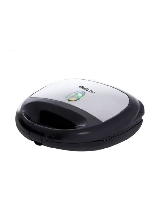 ميانتا صانع سندوتشات 2 في 1، 750 وات -اسود - SM27809A Mienta 2-in-1 Sandwich Maker, 750W - Black - SM27809A - Image 1