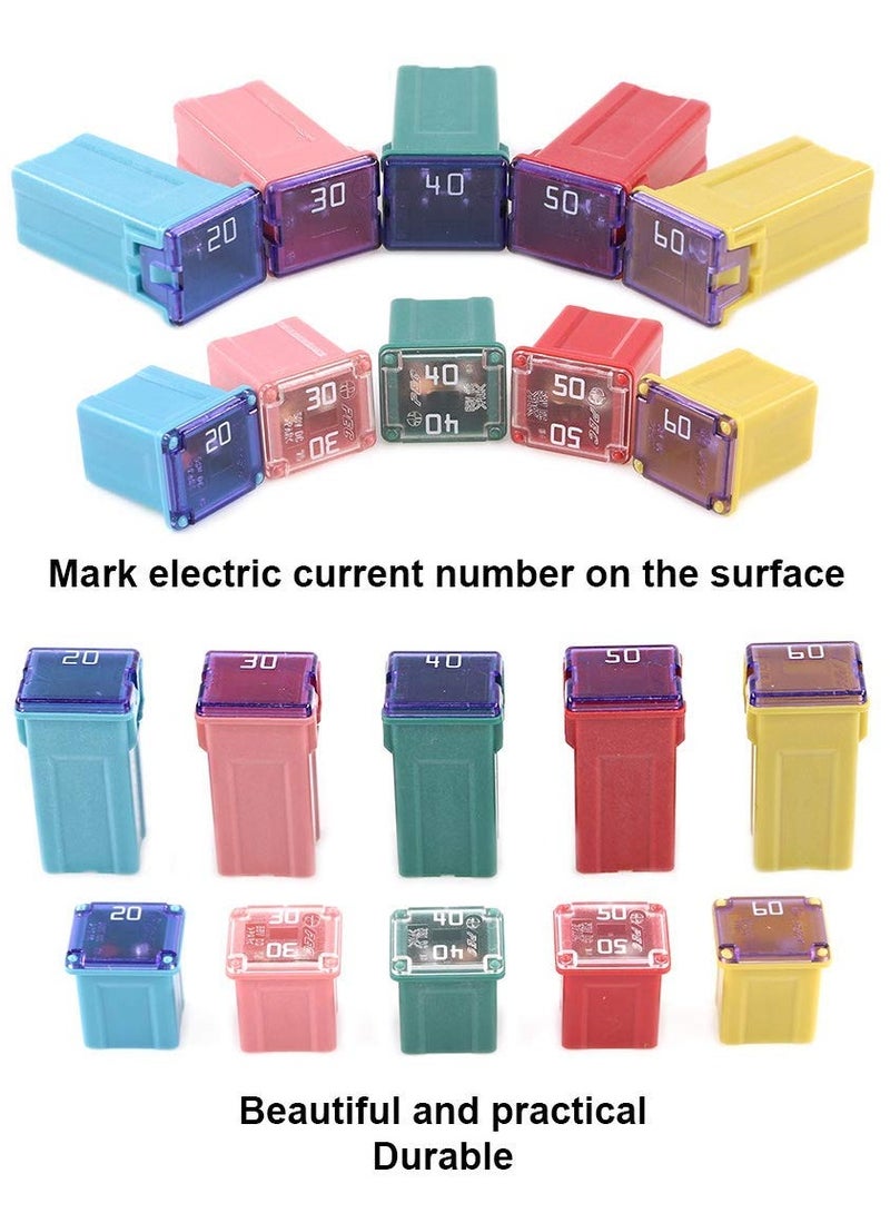 KASTWAVE 30 pc Automotive Combination Low and Tall/STD Profile Box Shaped Assortment Fuse Kit for Ford, Chevy/GM, Nissan, and Toyota Pickup Trucks, Cars, and SUVs  - Image 3
