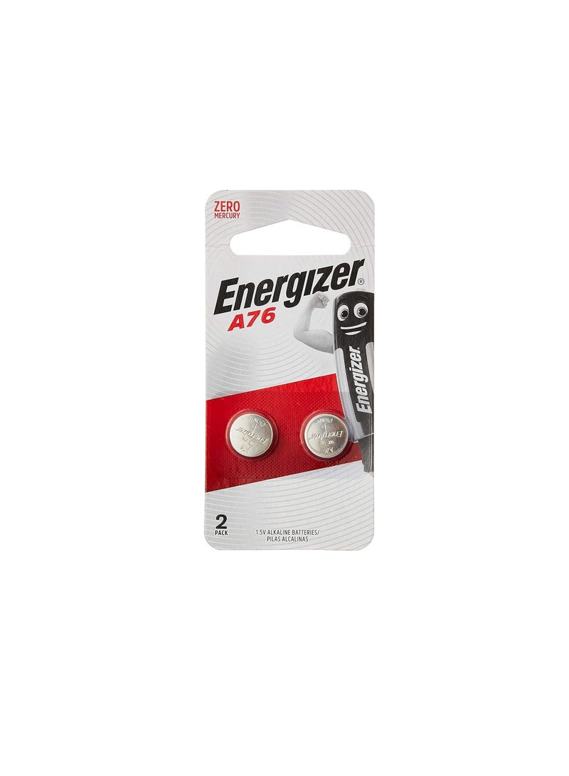 Energizer 1.5V Alkaline Batteries (LR44) A76 BP2 - Image 1