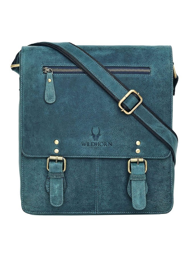 WildHorn Genuine Leather Sling Messenger Bag | Stylish, Functional & Spacious | Buckle Closure | Adjustable Strap | 1-Year Warranty - Image 2