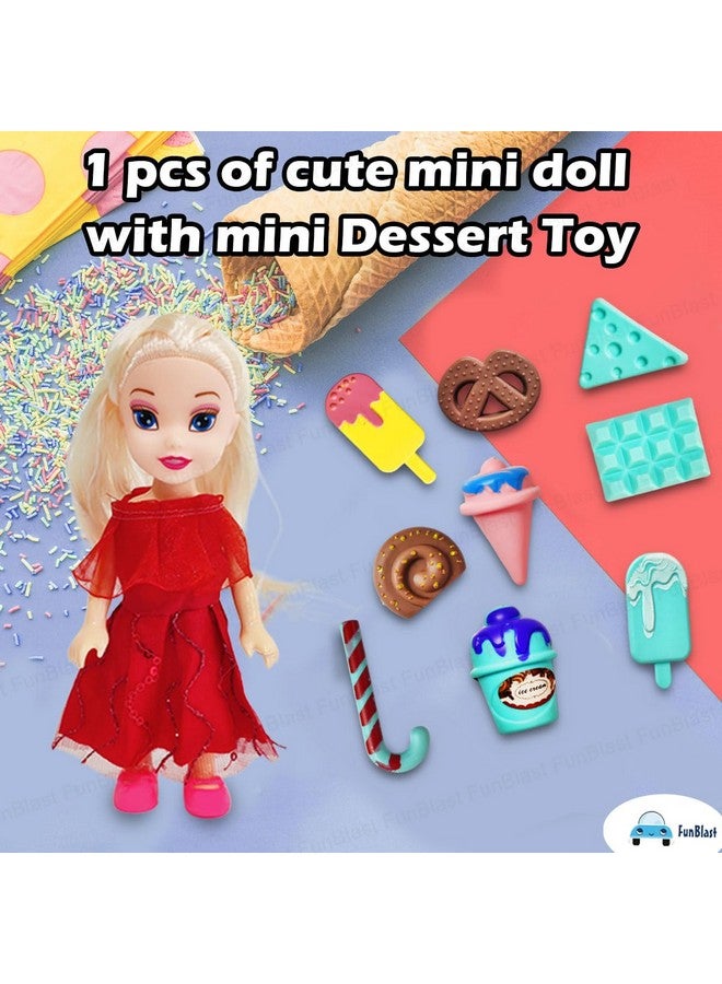 FunBlast Dolls for Girls - Doll with Dessert Toy for Girls, Realistic Doll Toy for Kids, Dolls for 3+ Years Girls, Toys for Girls (Random Color) - Image 5