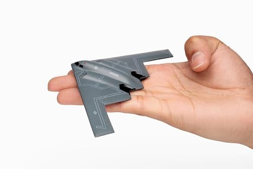 Daron B-2 Spirit Stealth Bomber Die-Cast Model – 1:280 Scale Long-Range Strategic Aircraft Replica with Display Stand, Highly Detailed, 3” Length x 7.4” Wingspan, Adult Collectible Ages 14+ - Image 3