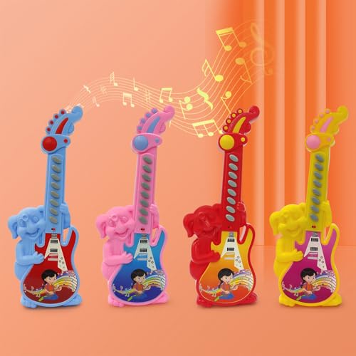NHR Kids Musical Guitar – 8 Sound Buttons, Music Instrument for Beginners Toddlers, Fun & Educational Toy for Early Learning and Development for 1+ Years for Child (Multicolor) - Image 1