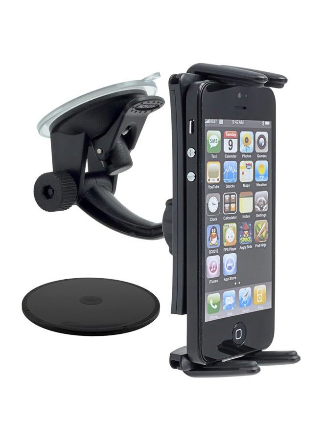 Arkon Windshield Dash Phone Car Mount for iPhone XS Max XS XR X 8 Galaxy S10 S9 Note 9 iPad mini Retail Black - Image 2
