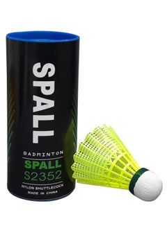 Spall 3-Piece Badminton Shuttlecocks Entertainment Durable Stability Shuttlecock For Outdoor Indoor Sports ActivitiesTraining Intermediate Level Players And Club Session  - Image 1