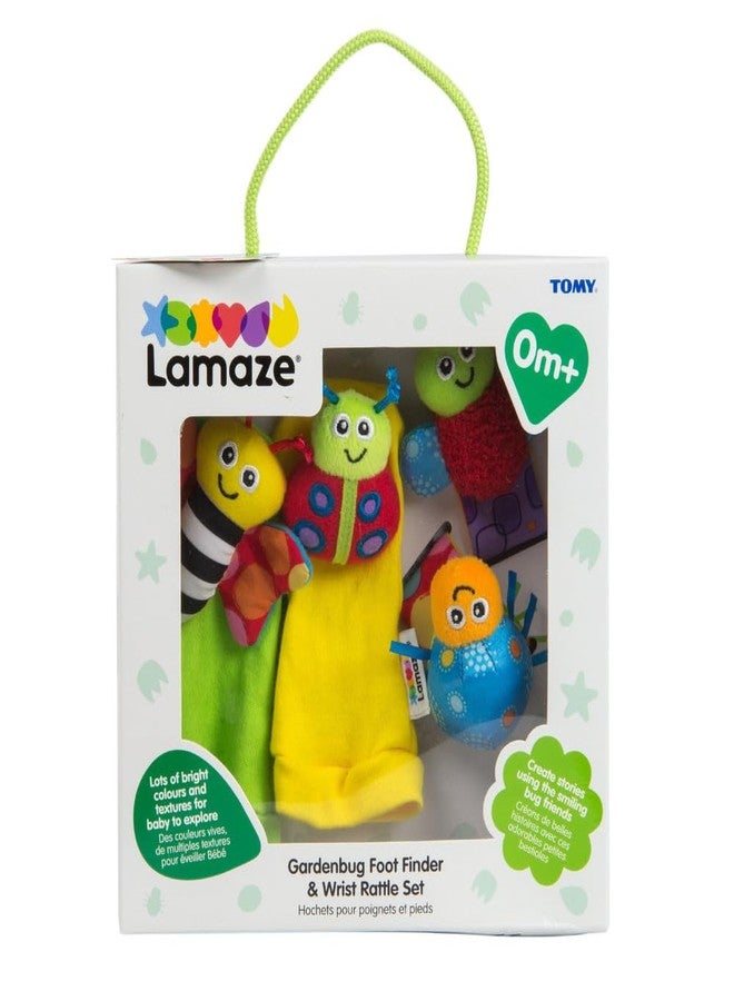 Lamaze Gardenbug - Baby Foot Finder Socks & Wrist Rattle Set - Sensory Development Toys - Newborn Baby Essentials - Image 2