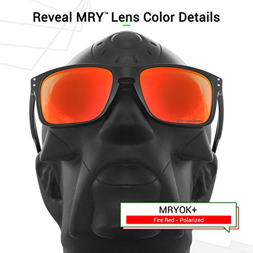 Mryok+ Polarized Replacement Lenses for Oakley Holbrook OO9102 - Fire Red - Image 4