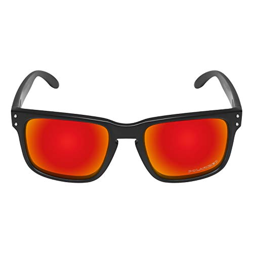 Mryok+ Polarized Replacement Lenses for Oakley Holbrook OO9102 - Fire Red - Image 3