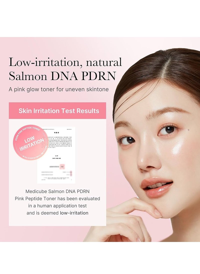 Medicube Medicube PDRN Pink Cica Soothing Toner 250ml, Enriched with Salmon PDRN, CICA and Niacinamide  - Image 3