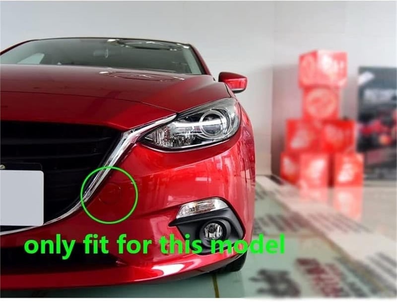 DEMULAX Tow Hook Eye Cover for Mazda 3 Axela - Image 2