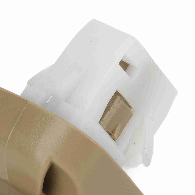 Beige Sunvisor Clamp Holder Replacement for 2008 2012 Easy Install Durable ABS - Image 5