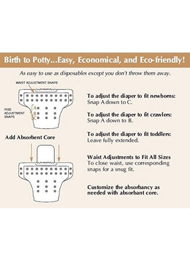 Ole Baby Cloth Diaper Reusable Nappy Organic Cotton Anti Bacterial Washable Free Size Adjustable Waterproof With Organic Insert Liner 03 Years (Made In India) (Light Purple)  - Image 5