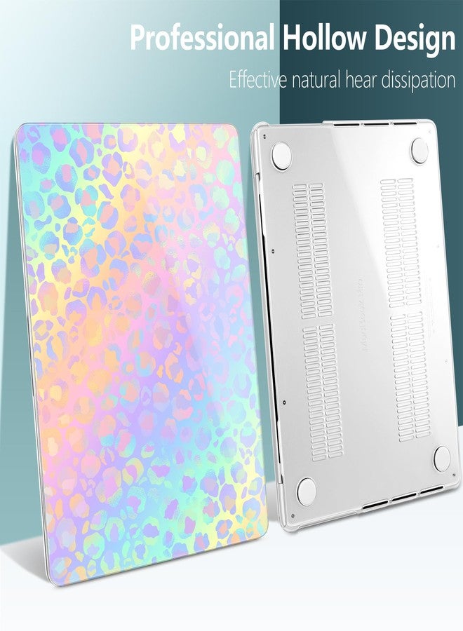 DONGKE Case for M5 MacBook Pro 14 inch 2025 2024-2021 M4 M3 M2 M1, Plastic Hard Shell Cover Compatible with A3434 A3112 A3401 A3185 A2992 A2779 A2442, Retina XDR Display & Touch ID, Leopard Print - Image 4