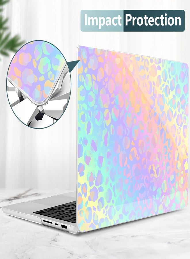 DONGKE Case for M5 MacBook Pro 14 inch 2025 2024-2021 M4 M3 M2 M1, Plastic Hard Shell Cover Compatible with A3434 A3112 A3401 A3185 A2992 A2779 A2442, Retina XDR Display & Touch ID, Leopard Print - Image 5