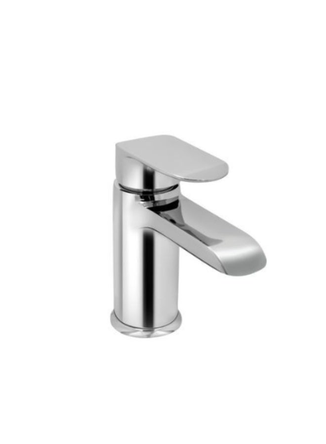 Rejoice Single Lever Basin Mixer - Stylish Chrome Bathroom Faucet, Durable Single Handle Mixer for Modern Sink, Easy-to-Use Water Control