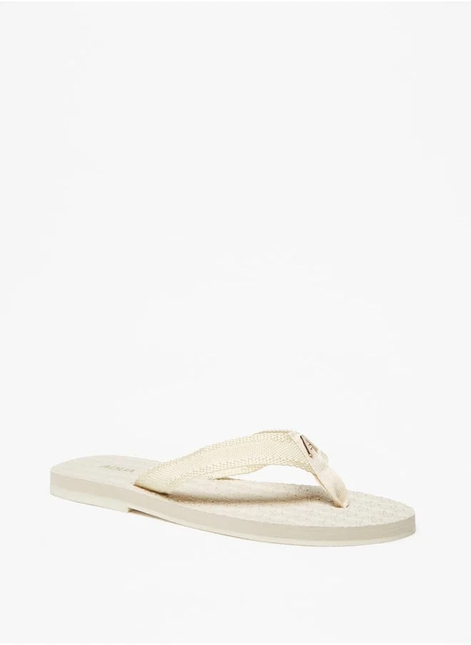 أكوا Women's Textured Thong Slippers