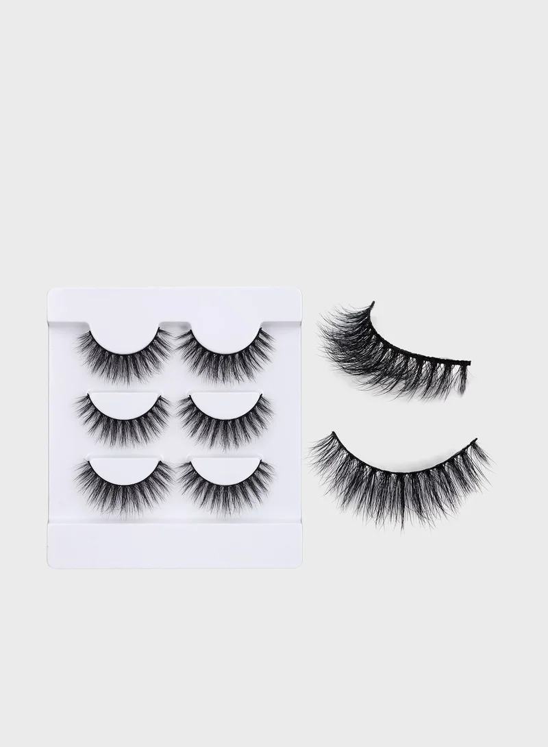 BEPHOLAN Super Volume Layered Mink Lashes - Pack Of 3