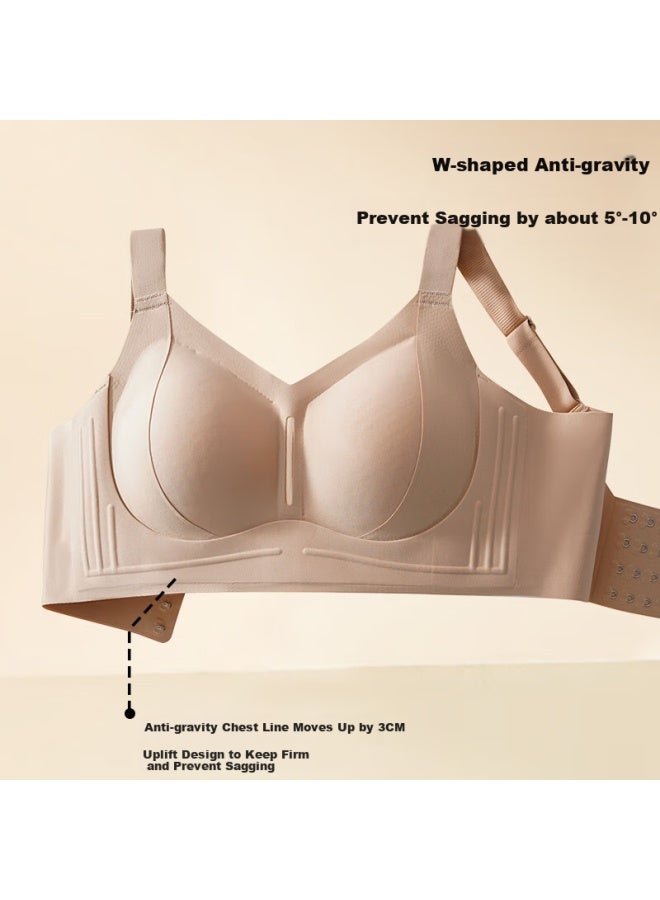 Gracewell 25-year New Invisible Plus Size Thin Push-up Anti-sagging Bra For Women Lifting And Supporting Side Bra - Image 4