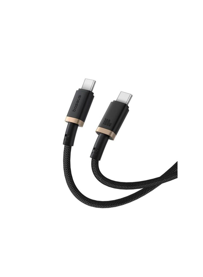 بيسوس Cabo De Dados Usb-c Usb-c, 100 W, 1 M - Baseus Dura (p1037780803u01-00) - Preto multicolour - Image 3