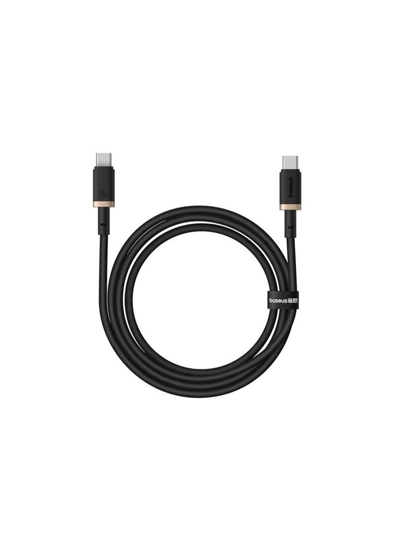 بيسوس Cabo De Dados Usb-c Usb-c, 100 W, 1 M - Baseus Dura (p1037780803u01-00) - Preto multicolour - Image 1