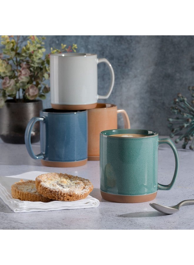 Mr. coffee مجموعة أكواب مستر كوفي دورسي 4 قطع، الألوان قد تختلف، سعة 18.5 أونصة - Image 3