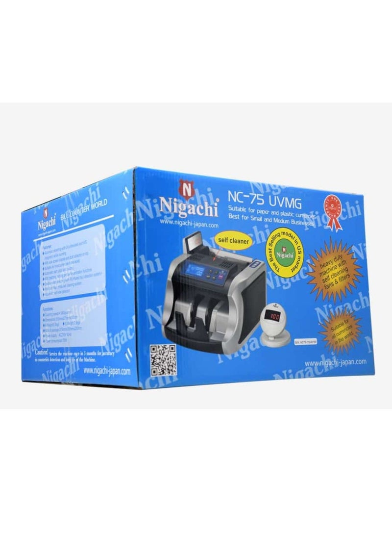 Nigachi آلة عد النقود Nigachi NC-75 مع كشف UV/MG - Image 2