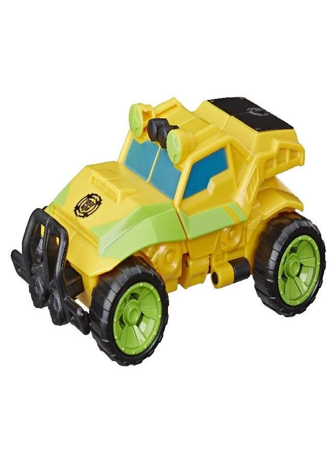 TRANSFORMERS - Transformers Playskool Heroes Rescue Bots Academy Bumblebee Converting Toy Robot, 4.5" Action Figure, Toys for Kids Ages 3 & Up - Image 1
