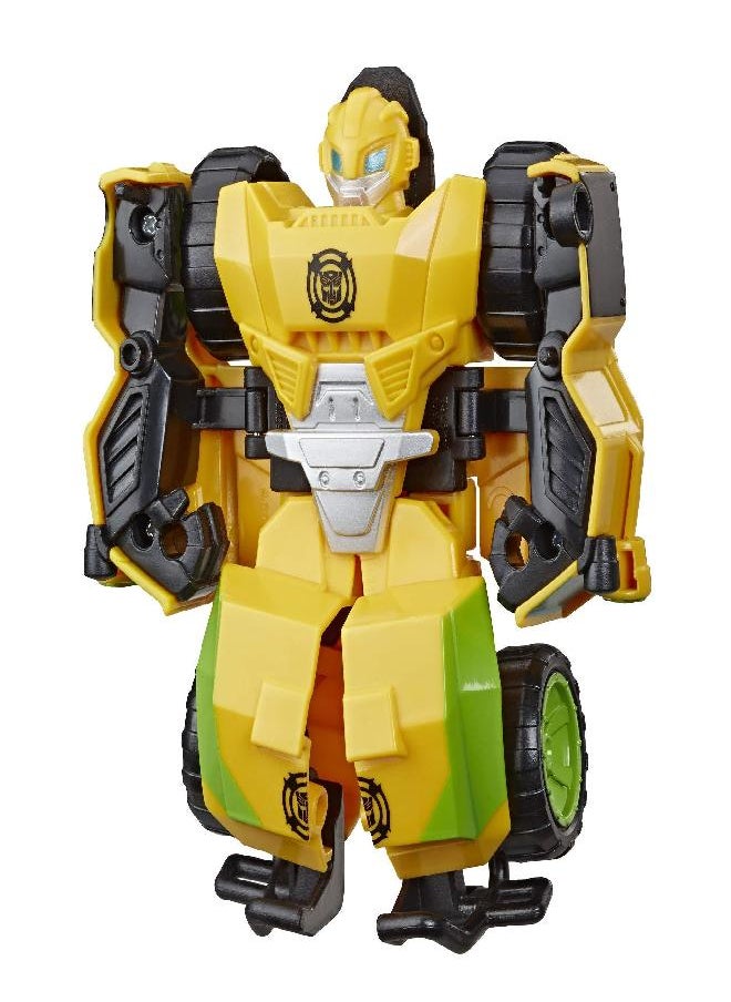 TRANSFORMERS - Transformers Playskool Heroes Rescue Bots Academy Bumblebee Converting Toy Robot, 4.5" Action Figure, Toys for Kids Ages 3 & Up - Image 1
