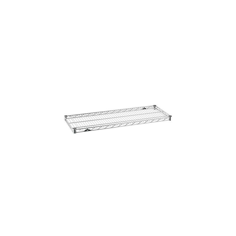 Super Erecta 1436NC Chrome Shelf - Industrial Metal Wire Shelving for Restaurants, Kitchens, Home and More - 14"W x 36"L, 800 lbs. Capacity - Includes 1 Wire Shelf, Split Sleeves - NSF Certified