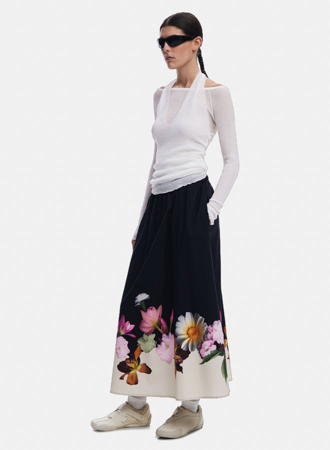DESIGUAL Floral midi skirt  - Image 5