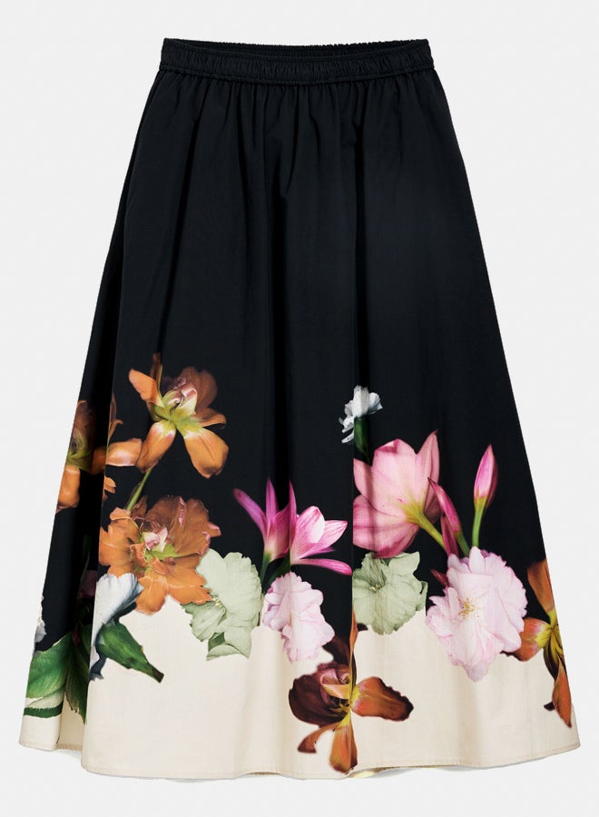 DESIGUAL Floral midi skirt  - Image 4