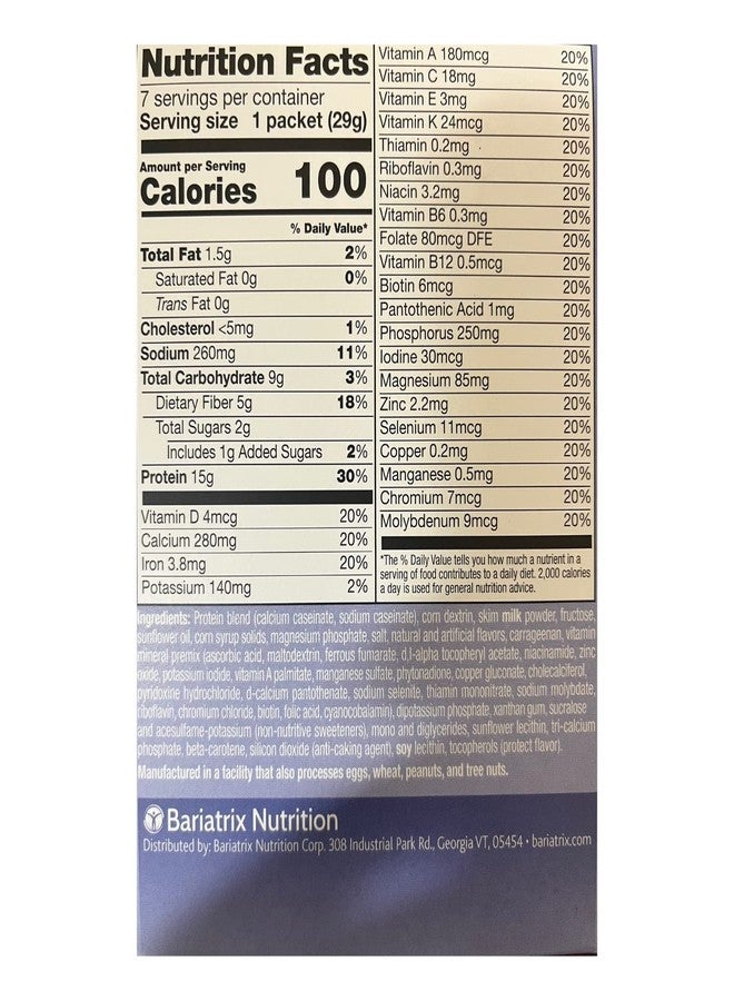 PROTIFIT - High Protein Vanilla Pudding & Shake Mix 2 Pack, 15g Protein, Low Calorie, Low Fat, Low Carb, Aspartame Free, Idea Protein Compatible, Meal Replacement, 7 Servings Per Box, (2 Pack) - Image 2