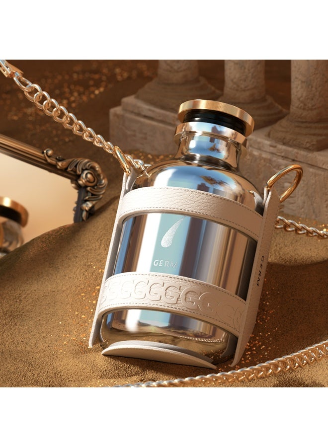 GERM Vacuum Bottle – Jet Black | 300ml Mini Insulated Stainless Steel Flask | Compact Travel Thermos | BPA-Free Leak-Proof Coffee Bottle | Keeps Hot & Cold for 12 Hours - Image 2