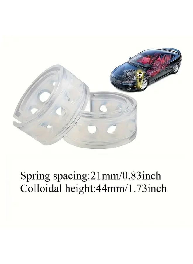 2 Pcs Automotive Shock Absorber Spring Cushioning Pads For Sedans SUVs And Trucks Suspension System Modification Upgrade Parts Shockproof Anti Vibration Enhancing Comfort Reducing Body Vibrations - Image 2
