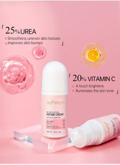 JoyPretty KP  Exfoliating Repair Cream, Exfoliate Treatment with Urea and Vitamin C, Moisturizing Hydrating Body Lotion for Dry, Rough and Bumpy Skin  - Image 2