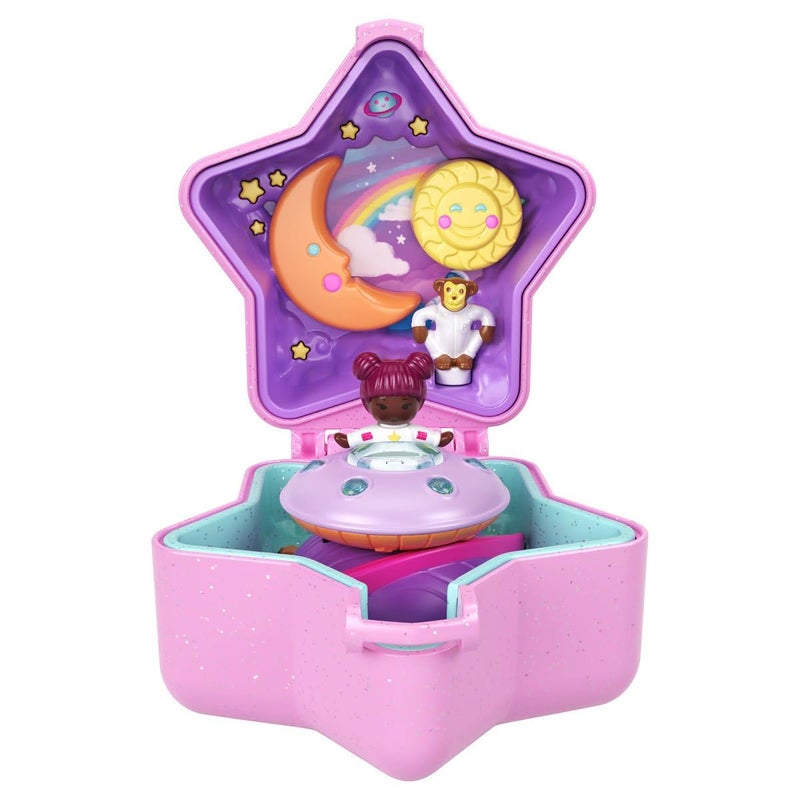 Polly Pocket مجموعة بولي بوكيت التذكارية إصدار التراث خاتم ستاردريم وعلبة مجموعة اللعب - Image 5