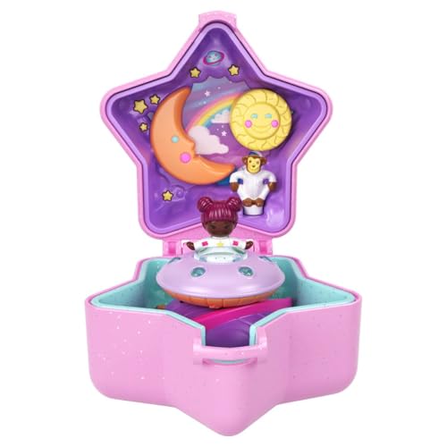 Polly Pocket مجموعة بولي بوكيت التذكارية إصدار التراث خاتم ستاردريم وعلبة مجموعة اللعب - Image 1