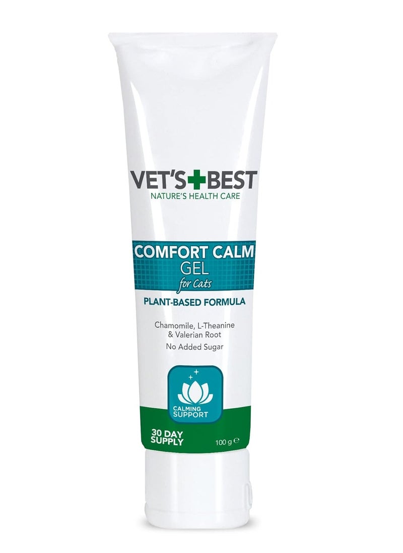 Vet's Best Comfort Calm Calming Cat Supplement Promotes Relaxation and Balanced Behaviour 100g  - Image 1