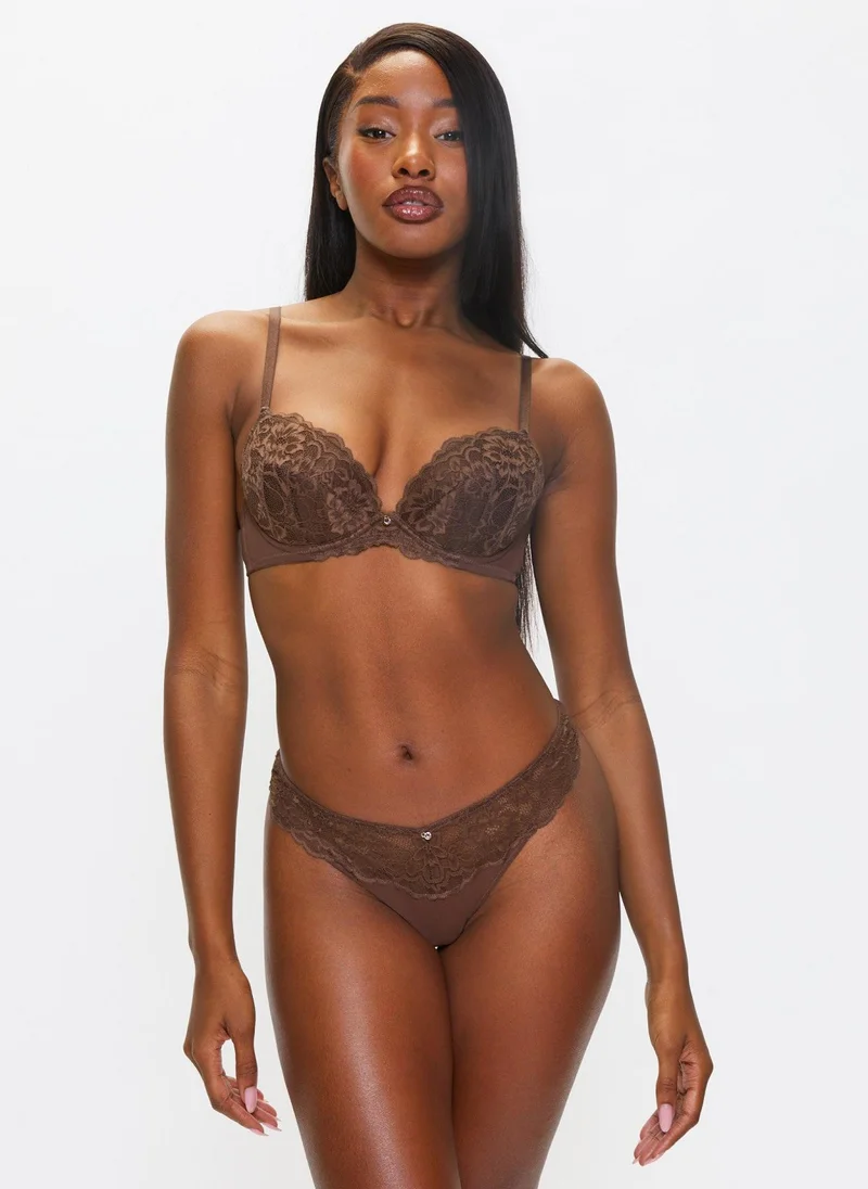 Ann Summers Ann Summers Sexy Lace Padded Plunge Bra