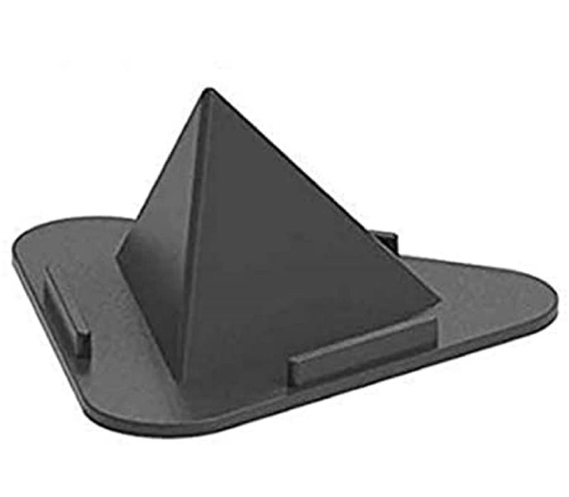 Les Bon Amis Les Bon Pack of 5 Plastic Portable Three Sided Triangle Anti Slip Desktop Stand Mobile Paradise Universal Phone Pyramid Shape Holder Desktop Stand - Multicolor, Pack of 5 - Image 2