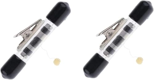 Sluswallow سلاسوالو 2 قطع خيط غير مرئي أسود 120 سم ريتراكتور مصغر سحري ملحقات خدع سحرية للمرحلة والشارع دمى عائمة لالسحرة مجموعات سحرية وملحقات ألعاب جديدة ومزحة - Image 1