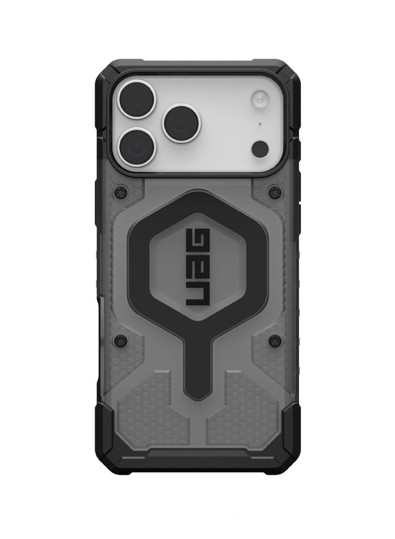 يو اي جي جراب UAG PATHFINDER المتين بتقنية MAGSAFE لهاتف iPhone 17 Pro Max - لون رمادي فاتح شفاف - Image 1