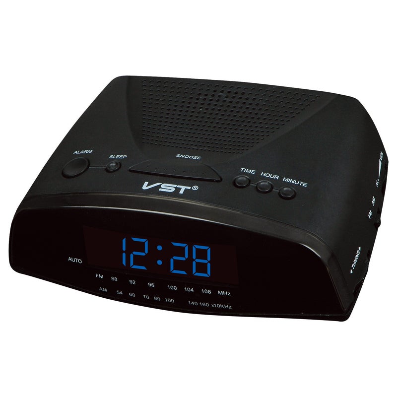 Two-Channel Frequency Display Radio Clock Am/Fm Clock Control Radio Led Clock With Two Sets Of Alarm Clock Power Supply - Image 4